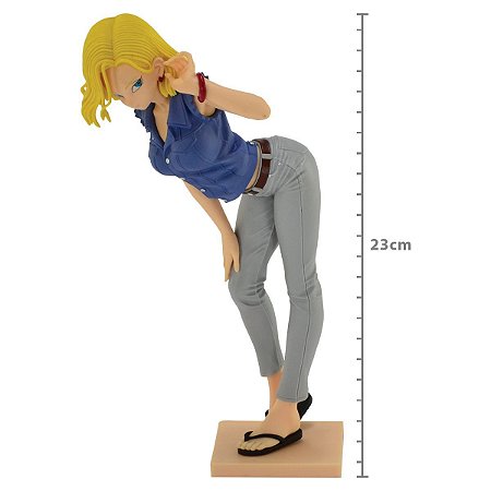 Figure Dragon Ball Z Glitter Glamours Android 18 Ii Sua Compra Protegida Sua Entrega Garantida