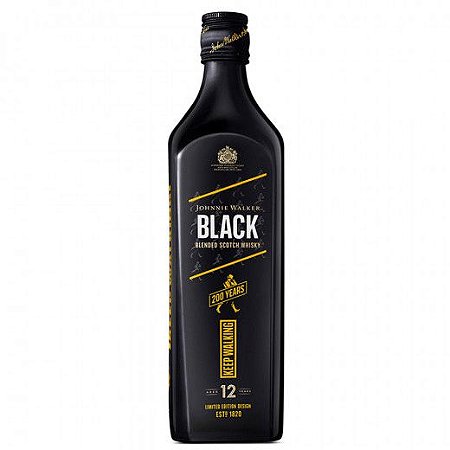 Whisky Johnnie Walker Black Label Edição de 200 anos - 1L