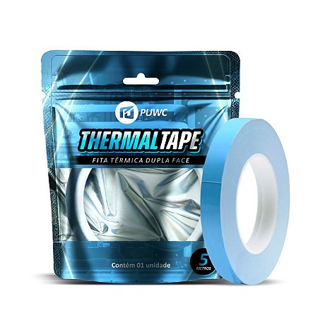 Fita Térmica Adesiva Dupla Face 10mm Thermaltape