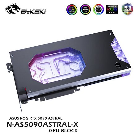 GPU Block Asus RTX 5090 ROG Astral Bykski RGB