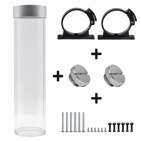 Reservatório para Water Cooler 266mm Freezemod OD60mm c/ Kit Montagem