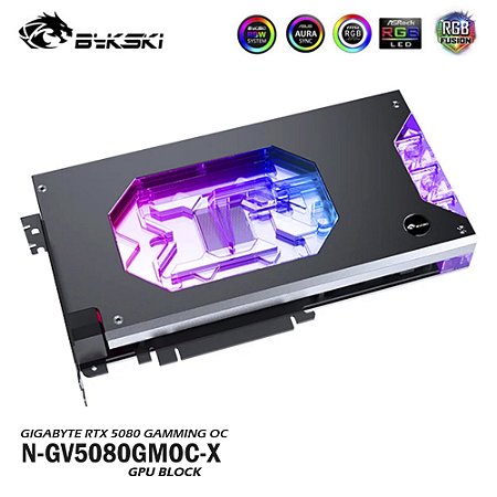 GPU Block Gigabyte RTX 5080 Gamming OC Bykski ARGB