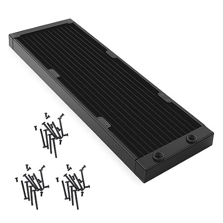 Radiador 420mm x 27mm Alumínio G1/4 para Water Cooler Custom