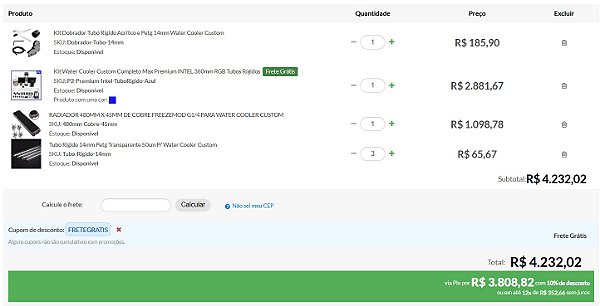 Kit Water Cooler Custom Personalizado Jefferson Santos