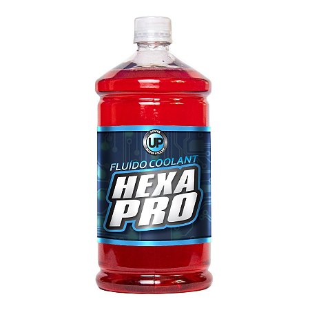 Fluido Liquido Water Cooler Power UP HEXA PRO Vermelho 1 Litro