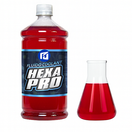 Fluido Liquido Water Cooler Power UP HEXA PRO Vermelho 1 Litro