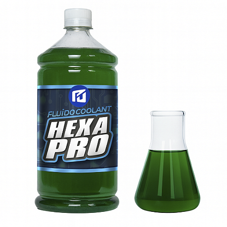 Fluido Liquido Water Cooler Power UP HEXA PRO Verde 1 Litro