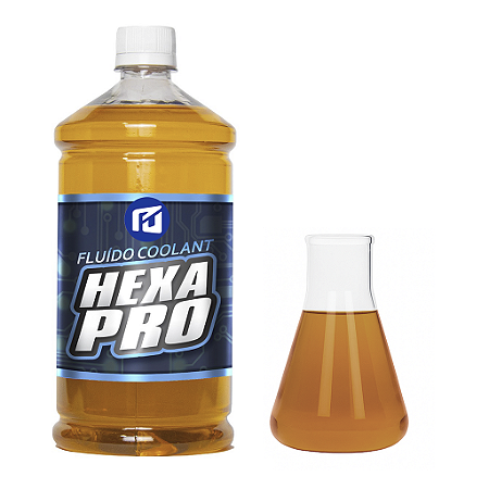 Fluido Liquido Water Cooler Power UP HEXA PRO Laranja 1 Litro