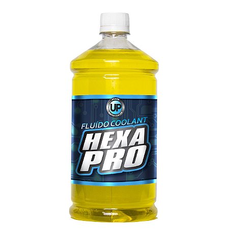 Fluido Liquido Water Cooler Power UP HEXA PRO Amarelo 1 Litro