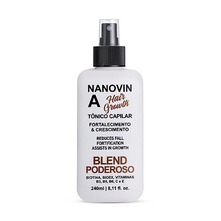 Tônico Poderoso Nanovin A Hair Growth 240 ml