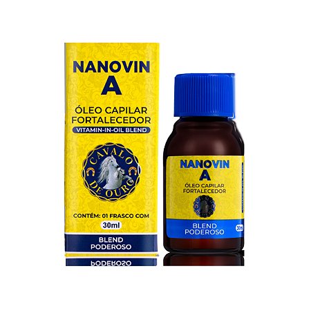 Óleo Capilar Fortalecedor Nanovin A 30 ml