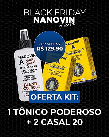 Black Friday Casal 20 + Tônico Poderoso 240 ml