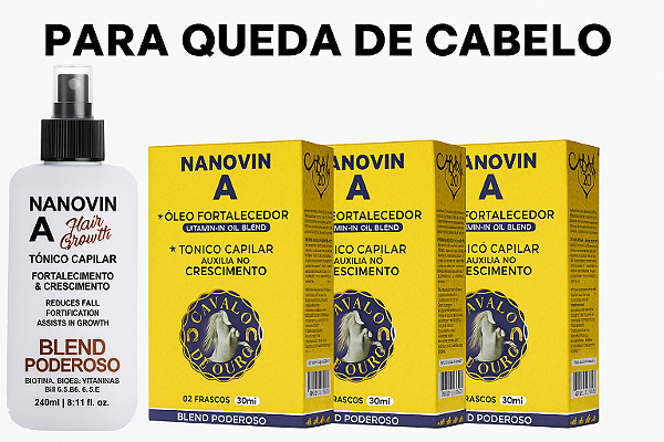 Tônico Combate À Queda E Cresce Cabelo Evolução do Minoxidil