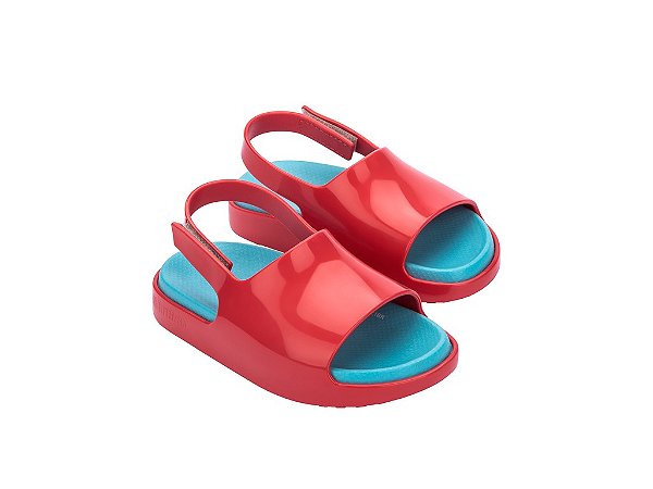 Mini Melissa Cloud Sandal Baby Vermelha Azul