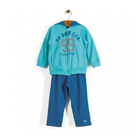 Conjunto Moleton Up Baby Azul Claro