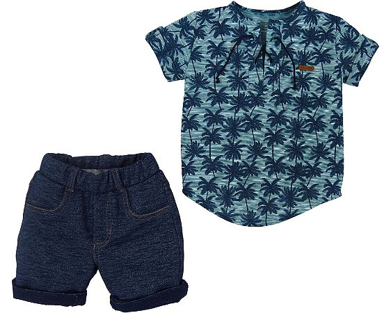 Conjunto Grow Up Surfing Coqueiro Marinho