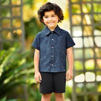 Camisa Manga Curta Vrasalon Marinho