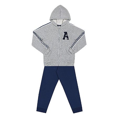 Conjunto Moletom Vrasalon Mescla