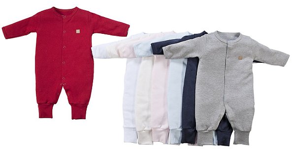 Macacão Manga Longa Grow Up Rosa