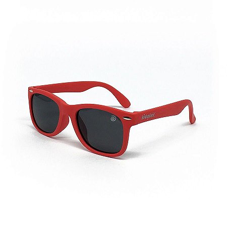 Óculos de Sol Kidsplash Infantil Flexível Vermelho