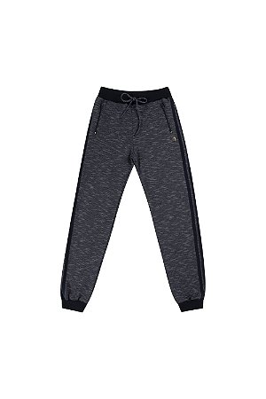 Calça Moletom Biogas Faixa Lateral Marinho