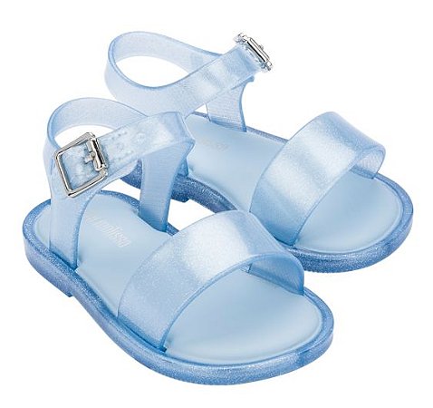 Sandália Mini Melissa Mar Sandal IV BB Azul Perolado