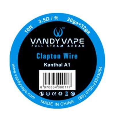 FIO CLAPTON WIRE / KANTHAL A1 FULL STEAM AHEAD - VANDY VAPE