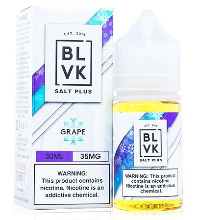 Best Blvk Grape Ice Salt Plus 30ml | Blvk Salt Nic 4 LIQUID NICSALTS PLUS GRAPE ICE - BLVK
