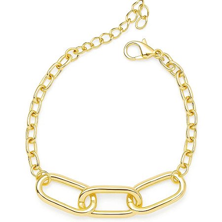 Pulseira Elegance Bold Banhada a Ouro 18K