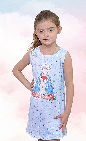 Camisola Infantil e Juvenil Nossa Senhora Aparecida