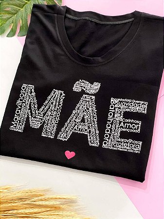 T-shirt Mãe Amiga Abençoada Amiga Protetora - Presente Mãe