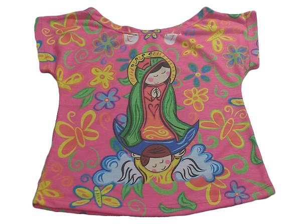 T-shirt Infantil Rosa-  Nossa Senhora