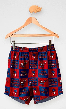 Short Tactel Estampado Saltando Muralhas