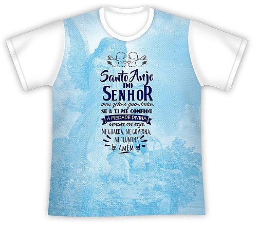 Camisa Infantil - Oração Santo Anjo do Senhor