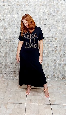 Vestido Longo Gratidão - Caimento Perfeito, Estilo Garantido