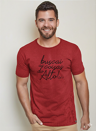 Camiseta Buscai as Coisas do Alto - Leve, Moderna e Cheia de Significado!