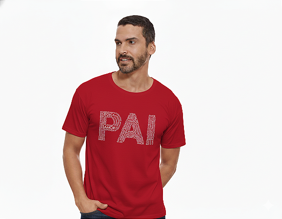 Camiseta PAI com Mensagens - Estilo que Inspira e Expressa seu Carinho