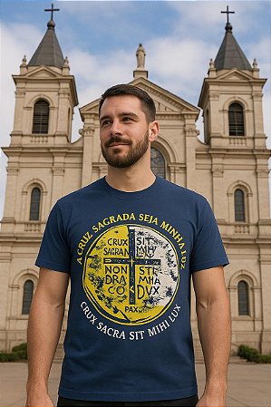 Camiseta A Cruz Sagrada Seja Minha Luz - Estilo com Sentido – Camisetas e que Inspiram Sua Rotina