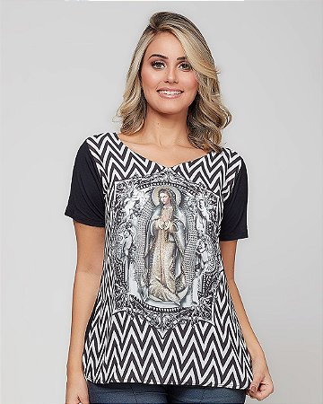 Blusa Nossa Senhora de Guadalupe - Coleção Pedraria