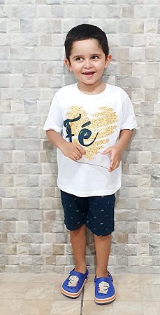 Camisa Fé - Infantil Menino