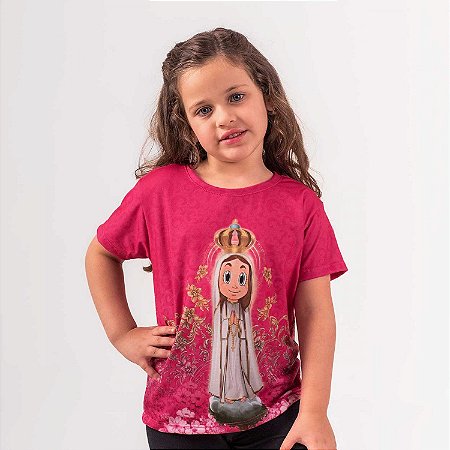 Camiseta Infantil Nossa Senhora de Fátima