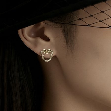 BRINCO FOLHEADO OURO 18K MINNEI