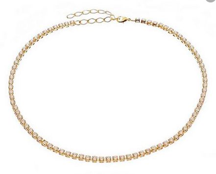 COLAR CHOKER FOLHEADA OURO 18K ARO RIVIERA