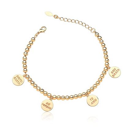 Pulseira Banhada Ouro 18K Ho' Oponopono