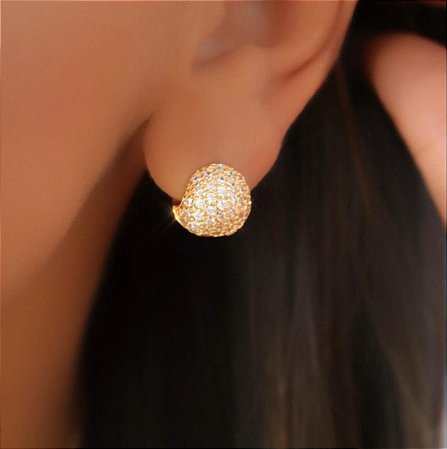 Brinco Banhado Ouro 18K Argolinha P