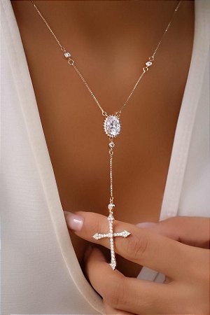 Colar Banhado ouro 18k Terço