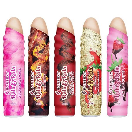 RALA E ROLA ÓLEO PARA MASSAGEM ESQUENTA ESFRIA 150ML FOR SEXY