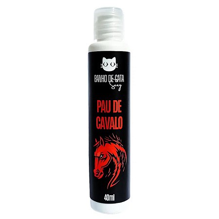 GEL DE MASSAGEM LUBRIFICANTE PAU DE CAVALO TÉRMICO 40 ML BANHO DE GATA