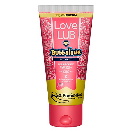 Lubrificante Base Agua Love Lub BUBBALOVE  60g La Pimienta