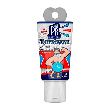 Gel Massagem Corporal Durateson 15g Linha PB Eróticos La Pimienta